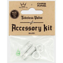 Peatys x Chris King Tubeless Valves Accessory Kit, Silver