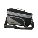 Racktime Talis Plus 2.0 Gepäckträgertasche 8+7 Liter, schwarz-grau