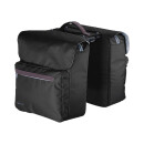 Racktime Ture 2.0 double-sided bag 2x12 + 2x2.5 liters, black