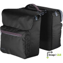 Racktime Ture 2.0 double-sided bag 2x12 + 2x2.5 liters, black