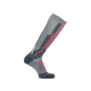 UYN Lady Ski Merino Calze grigio chiaro/rosa 41-42