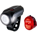 Sigma lamp Aura 35 / taillight Nugget 2 USB set, 17360, 35 lux, USB charging cable included.