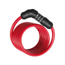 Abus spiral cable lock Star 4508C/150 code without holder red