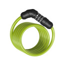 Abus spiral cable lock Star 4508C/150 code without holder green