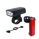 BBB Light set StrikeDuo 1200+Signal BLS-137 incl. DayFlash, front light incl. Remote