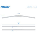 Manubrio MTB Ritchey WCS TRAIL Carbon 9°/5mm, UD Carbon opaco, 31,8mm, 740mm