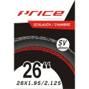 Price Schlauch MTB, 26x1.9-2.15, FV40, Ventil 40mm, Box...