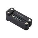 BBB Folding lock CodeFold with holder black 5 x 22 x 975mm, SafetyLevel 8/12