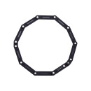 BBB Folding lock CodeFold with holder black 5 x 22 x 975mm, SafetyLevel 8/12