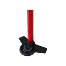 BBB Floor pump AirBoost 2 red with steel shaft, 11 bar / 160 psi