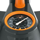 SKS Pompa a pavimento Airkompressor Compact 10.0 Acciaio Multi Valvola nero/arancio