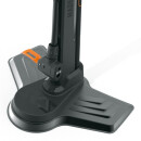 Pompa a pavimento SKS Airmotion 12.0 acciaio Multi Valve nero/arancio