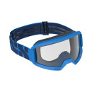 iXS Goggle Hack Clear racing blau OS