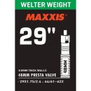 Tubo Maxxis Welter Weight 0,8 mm, Presta RVC 48 mm (LL), 29x1,75-2,40, 44/61-622, valvola 48 mm