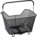 Racktime luggage carrier basket Bask-it 2.0 small, Snap-it 2 , black, 42 x 30 x 27cm, with adapter
