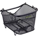Racktime luggage carrier basket Bask-it 2.0 Trunk small, Snap-it 2, black, 38.8 x 25.5 x 27.4cm, with adapter