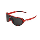 Ride 100% Westcraft Goggles Soft Tact Red - Black Mirror