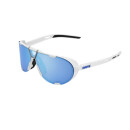 Occhiali Ride 100% Westcraft Soft Tact White - HiPER Blue
