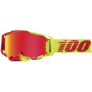 Ride 100% Goggles Armega HiPer Solaris, mirrored red lens