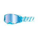 Ride 100% Goggles Armega Oversized Sky, blue mirrored lens