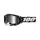 Ride 100% Goggles Racecraft 2 Black, Lentille argentée réfléchissante