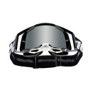 Ride 100% Goggles Racecraft 2 Black, silver mirrored lens