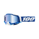Ride 100% Goggles Racecraft 2 Blue, Linse blau verspiegelt