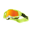 Ride 100% Goggles Racecraft 2 Yellow, Lentille rouge...