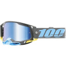 Ride 100% Goggles Racecraft 2 Trinidad, blue mirrored lens