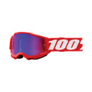 Occhiali Ride 100% Accuri 2 Jr. rosso neon - M. rosso-blu
