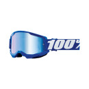 Occhiali Ride 100% Strata 2 blu - Blu specchiato