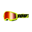 Ride 100% Strata 2 Goggle fluo yellow - Mirror red