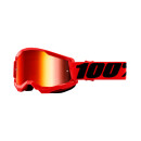 Ride 100% Strata 2 Lunettes rouge - Mirror rouge