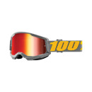 Ride 100% Strata 2 Goggle Izipizi - Mirror rouge