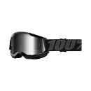 Ride 100% Strata 2 Jr. Goggle schwarz - Mirror silber