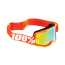 Occhiali Ride 100% Strata 2 Jr. Arancione - Oro a specchio