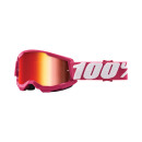 Ride 100% Strata 2 Jr. Goggle Fletcher - Mirror rouge