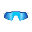 100% Speedcraft SL Goggles Matte White/Meta Blue