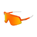 100% Glendale glasses Soft Tact Neon Orange