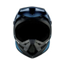 100% Status Youth Helmet drop steel blue L