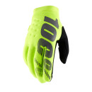 Ride 100% gloves Brisker neon yellow L
