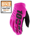100% Brisker Gloves neon pink M
