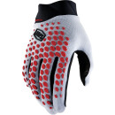 100% Geomatic Gloves gray/racer red L