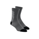 100% Rythym Merino Wool Socks black/charcoal S