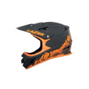 LAZER Unisex Extreme Phoenix+ ASTM Helm matte cobalt orange XL