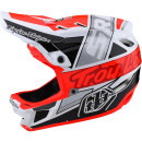 Troy Lee Designs D4 Composite Helmet w/Mips XL, Team Sram White/Glo Red