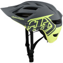 Troy Lee Designs A1 Helmet w/Mips S, Classic Gray/Yellow