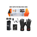 SAVIOR heated finger glove Liner Unisex Black XL