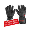 SAVIOR heated finger glove leather unisex Black S