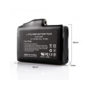 Paire de batteries SAVIOR Extra (2pcs) 2200 mAh Black ONESI